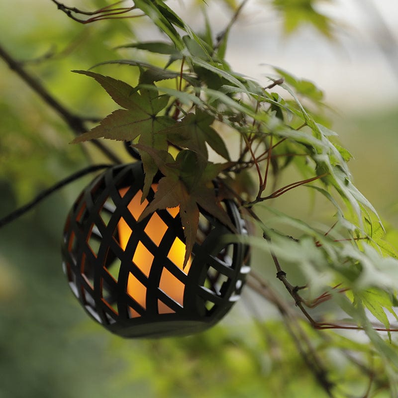 Guirlande de Lanterne Solaire Effet Flamme