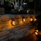 Guirlande de Lanterne Solaire Effet Flamme