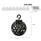 Guirlande de Lanterne Solaire Effet Flamme