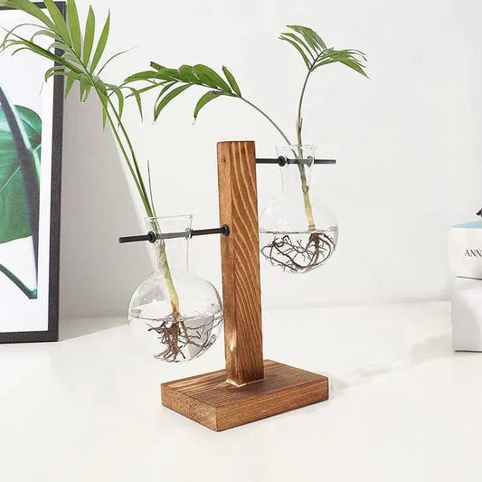 Vase à Ampoules Hydroponique Élégant