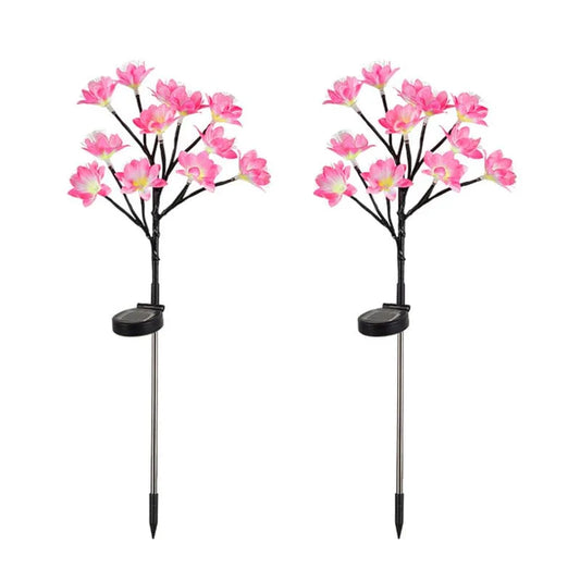 Lampe Fleurie Solaire Éclatante
