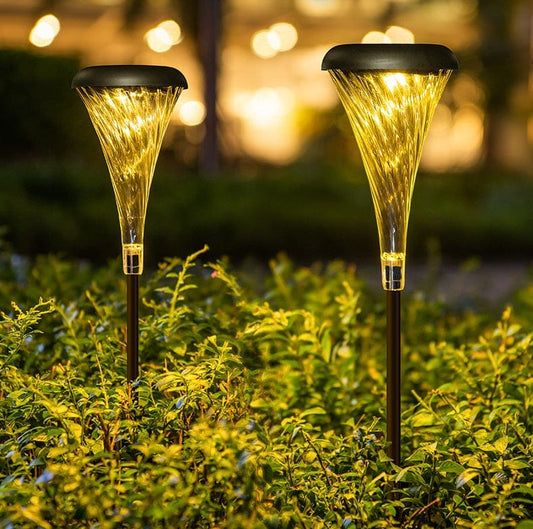 Éclairage Floral Solaire Premium d'Extérieur