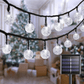 Guirlande Solaire Scintillante Cristal LED