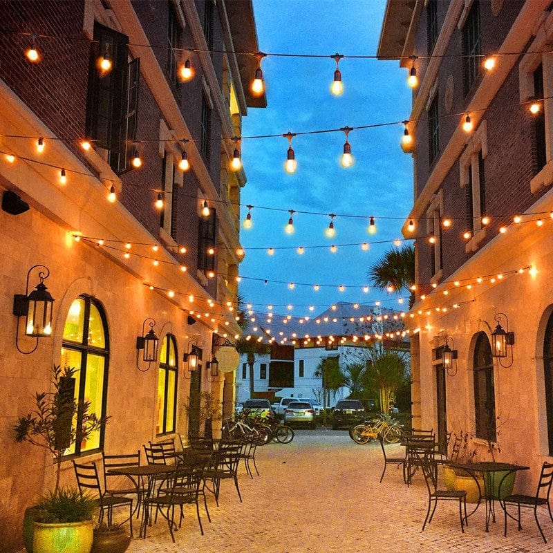 Guirlandes Lumineuse Extérieur Solaires Style Rétro
