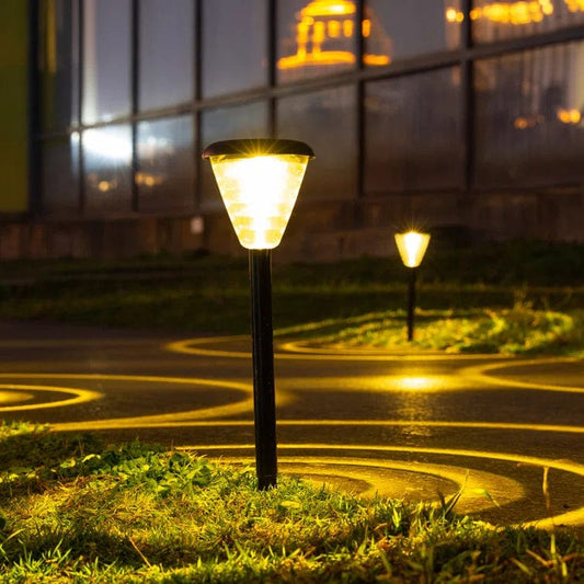Lampe de jardin Solaire Multicolore 8LED (Pack de 2)
