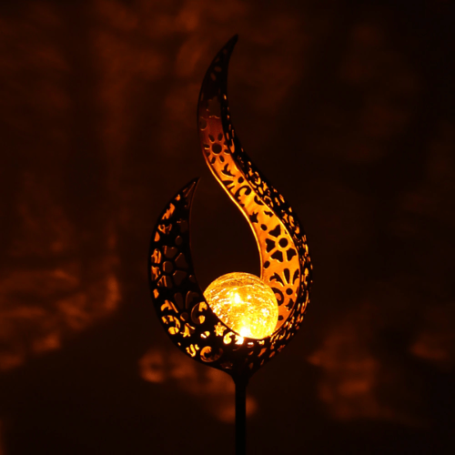 Lampe Solaire à Induction en Fer Massif