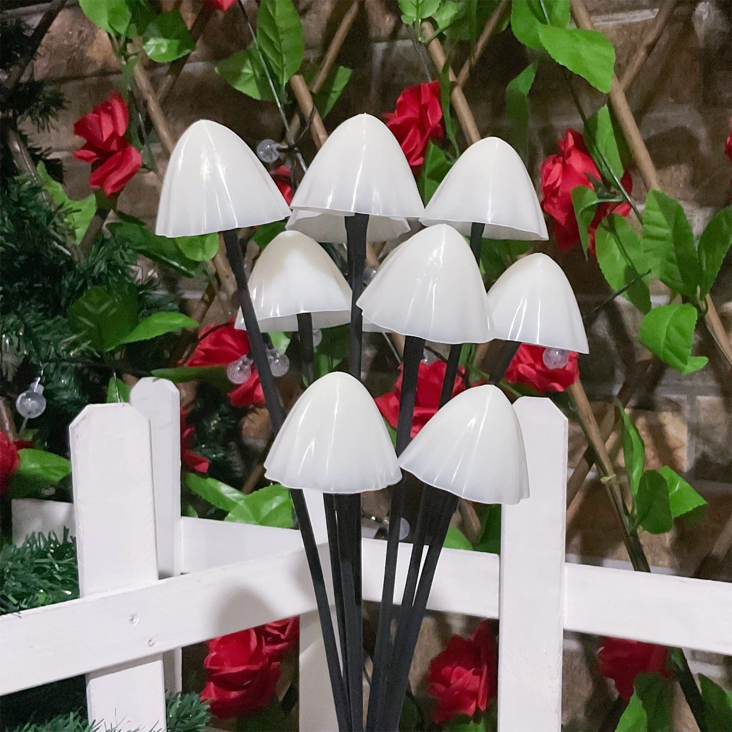 Lampe Solaire Champignons féérique