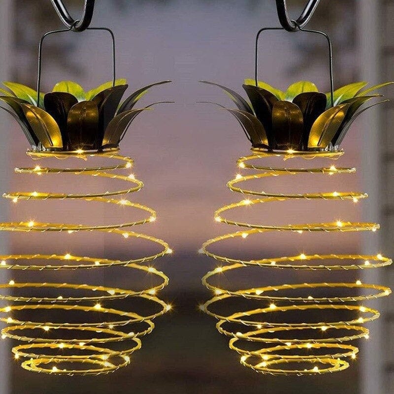 Lampe Solaire en Forme d'Ananas