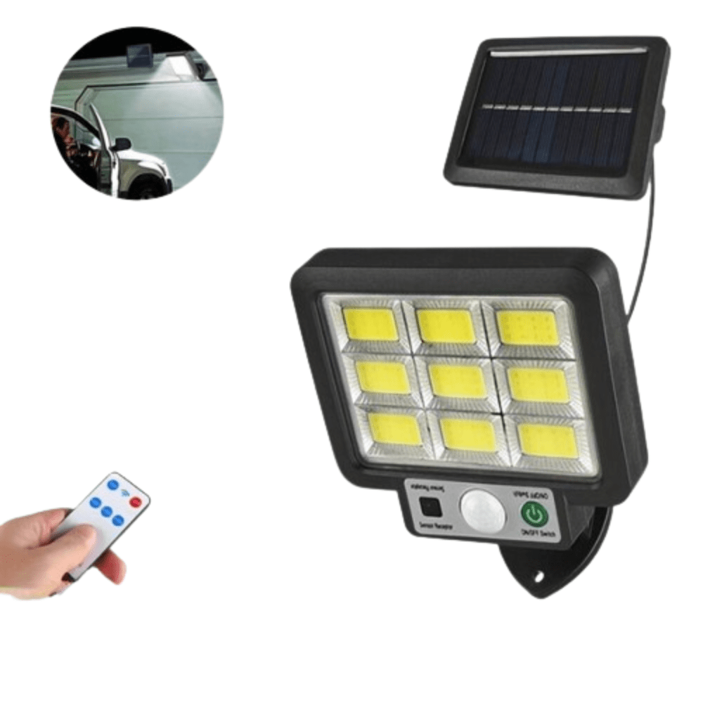 Lampe Solaire Puissante avec Détecteur de Mouvement