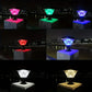 Lampe Solaire Multicolore Murale avec Télécommande