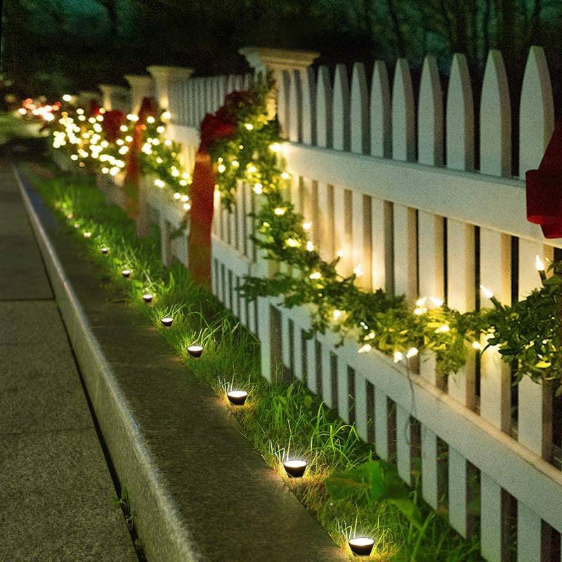 Lampes de Pelouse Solaires Ultra-Lumineuses (Lot de 8  + 2 Offertes)