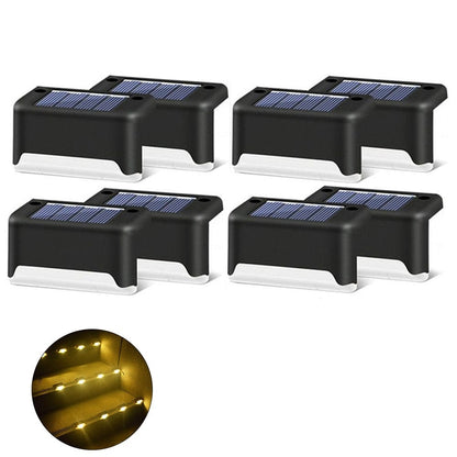 Luminaire Décoratif Solaire pour Escaliers et Bordures (4 pièces)