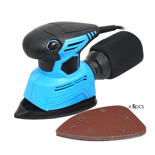 Ponceuse Électrique Professionnelle (+5 Papiers Abrasifs Offerts)