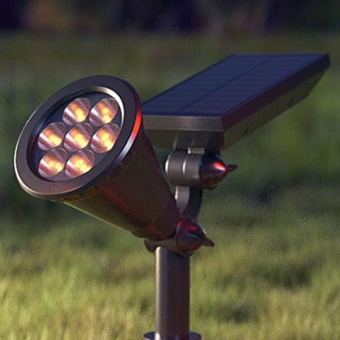 Projecteur Solaire LED 7 Couleurs