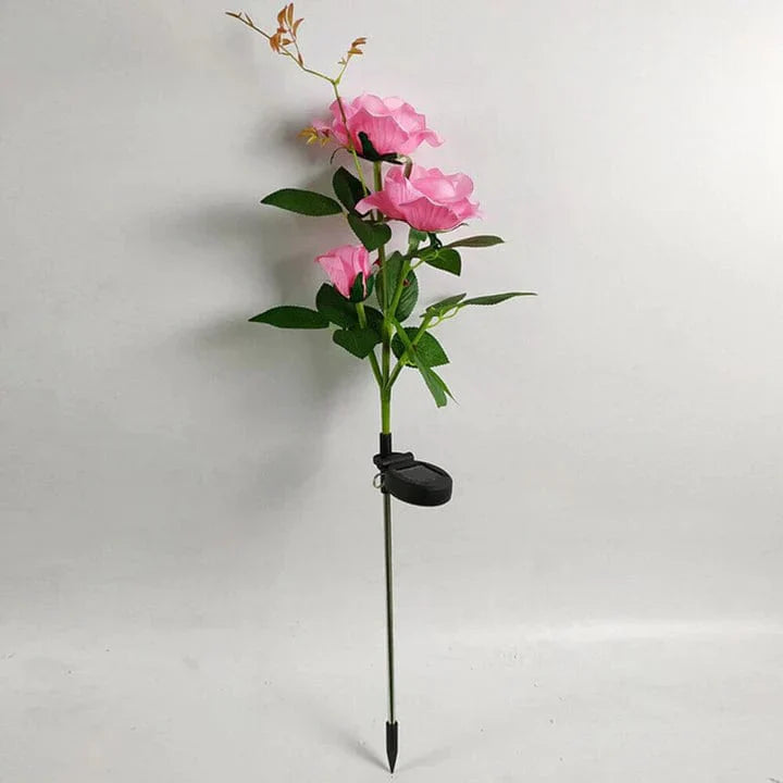 Lampe Solaire "Bouquet de Roses" Originale
