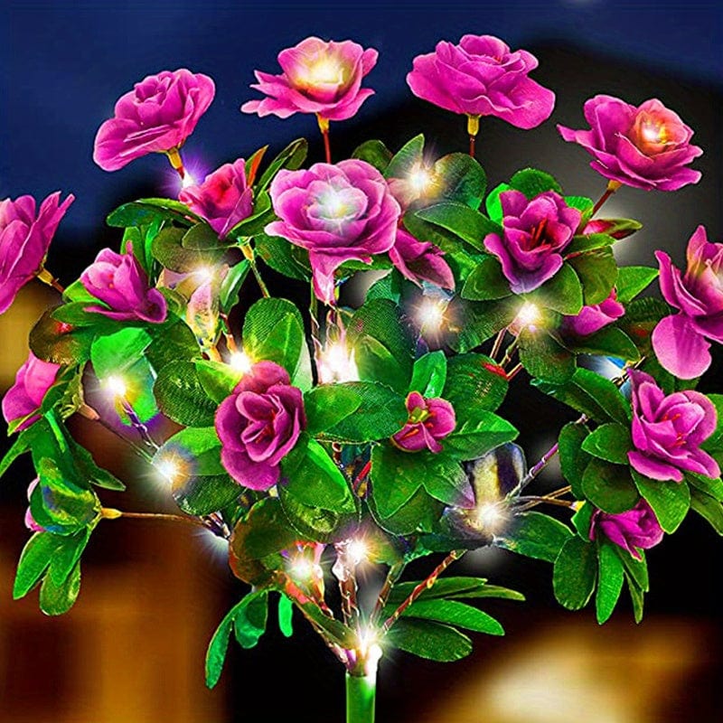 Fleurs Artificielles à Lampes Solaires