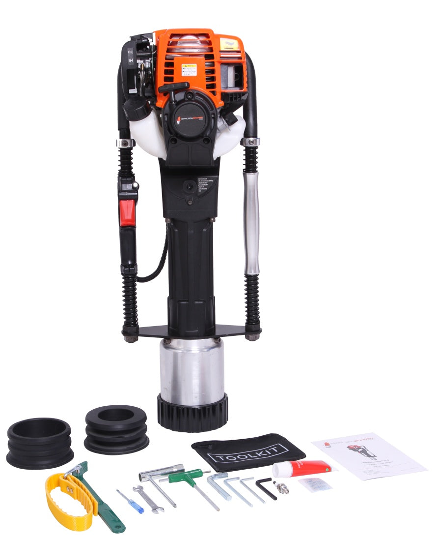 Enfonce-pieux avec moteur à essence 4 temps refroidi par air