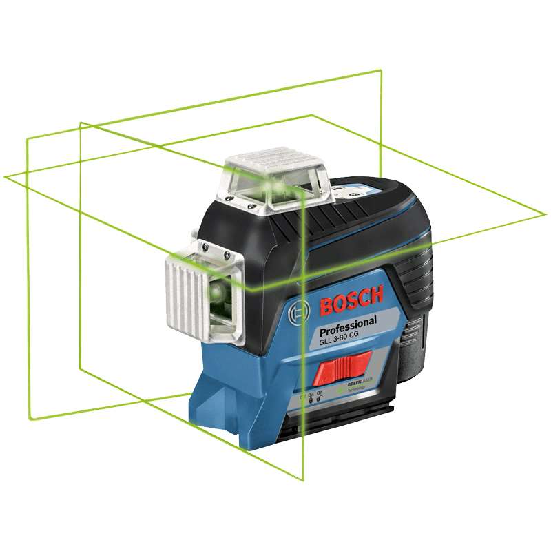 Pack Laser BOSCH 0601063T00 - GLL 3-80 CG Professional (BM1, Cible et L-Boxx)