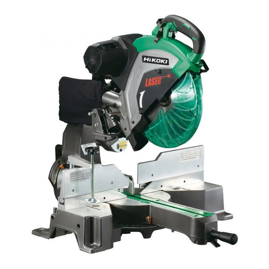 Scie à onglet radiale avec laser ∅305 mm HiKOKI C12RSH2WAZ 1520W