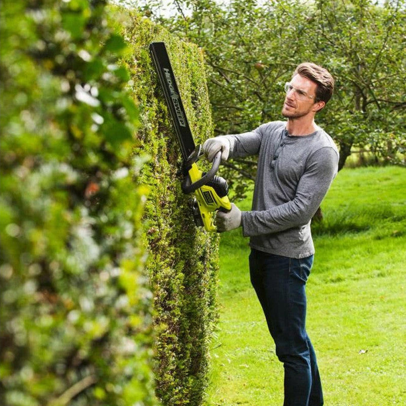 Taille-haies 18V RYOBI RHT1850H25HS HYBRIDE - HedgeSweep™ - 1 batterie lithium+ 18V 2,5 Ah et 1 chargeur rapide 2,0 A
